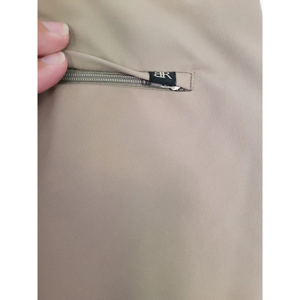 Banana Republic Mens 36x30 Beige Slim Fit‎ Lightweight Dress Pants #14